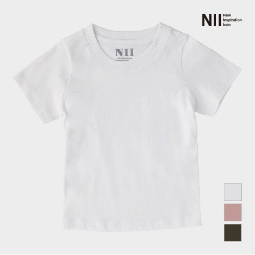 [NII] 아동 솔리드 싱글 티셔츠_NNKARVM2111