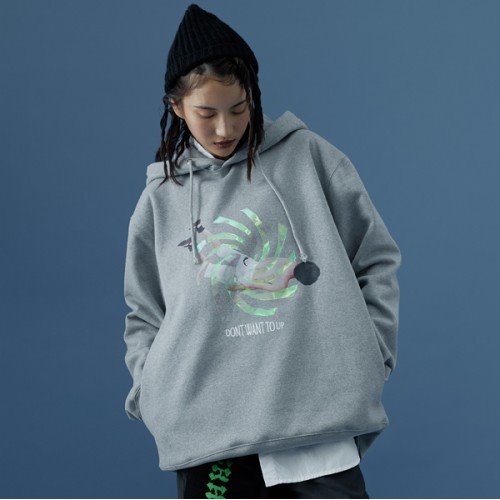[OVDY] LOSS OF ACTION HOODIE_GREY / DYMALVW6817
