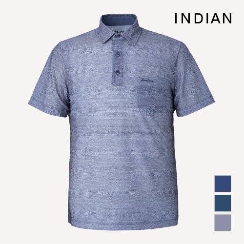 [INDIAN] 멀티 패턴 에리형 티셔츠_MITASXM3251