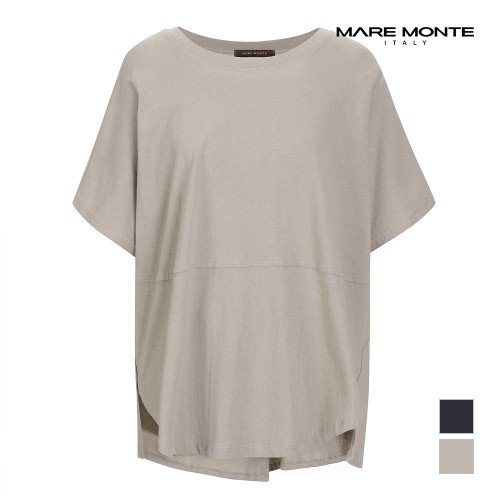 [MARE MONTE] 여성 라운드 루즈핏 티셔츠_M206MTS36B0