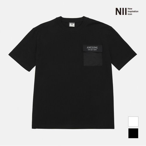 [리퍼] [NII] 남성 포켓 싱글 반팔 티셔츠_NNXARWM3311