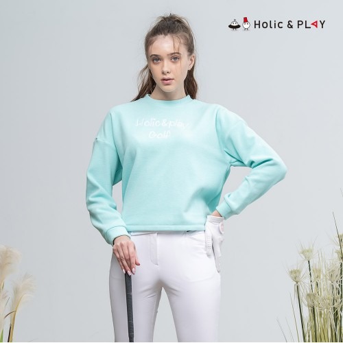 [홀릭앤플레이] 여성 애슬레져 골프 스웨트 티셔츠_HC3WTS004-MI